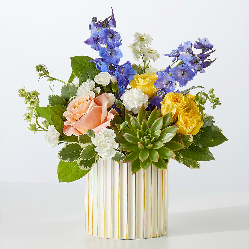 Cobalt Reverie Bouquet – Tda Balloons, Taylors SC