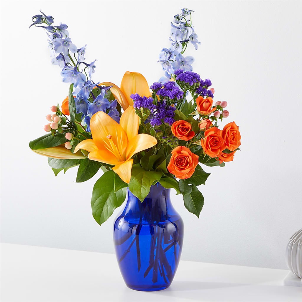 Radiant Citrus Bouquet – Tda Balloons, Taylors SC