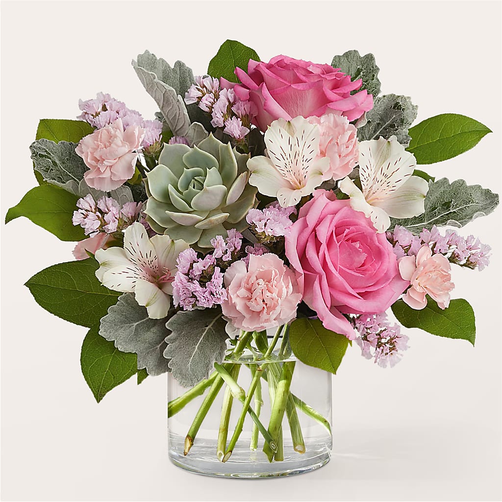 Dusty Rose Bouquet – Tda Balloons, Taylors SC
