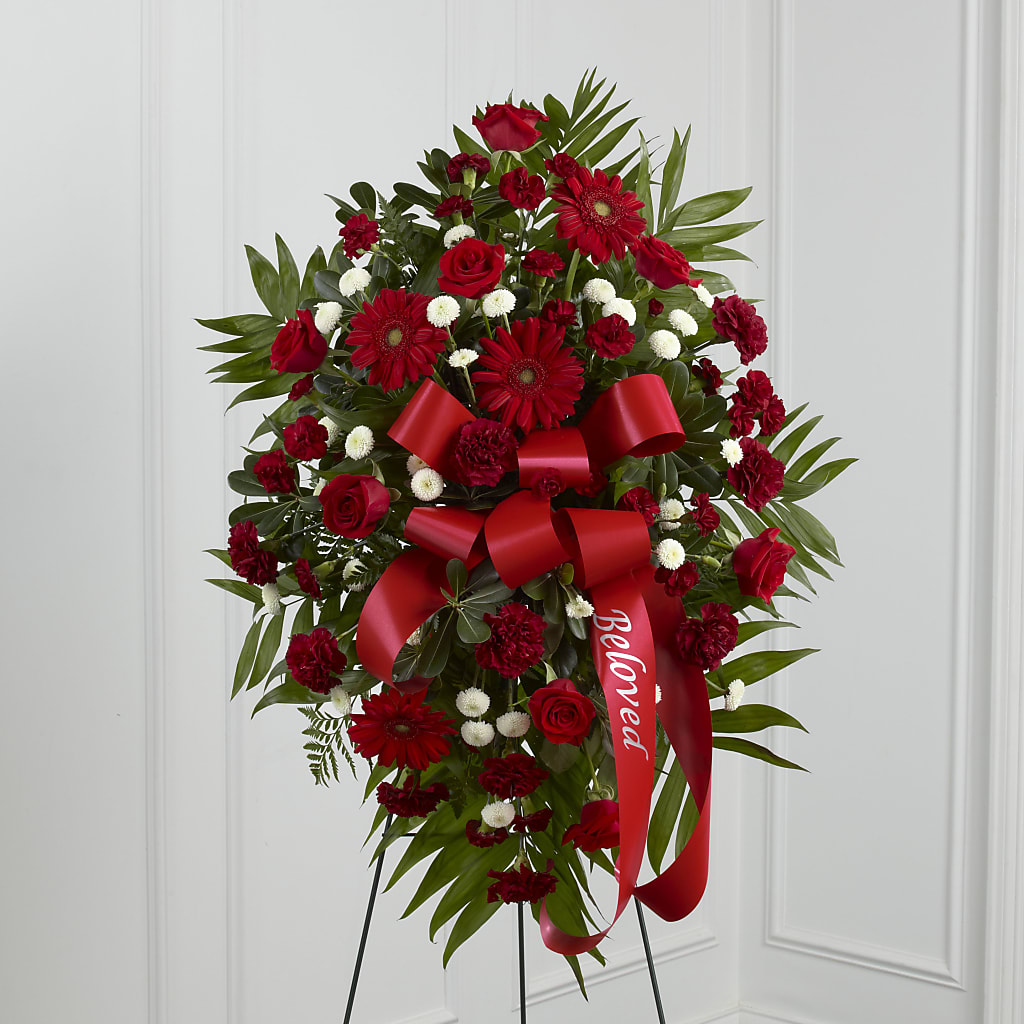 Treasured Memories Standing Spray – Tda Balloons, Taylors SC