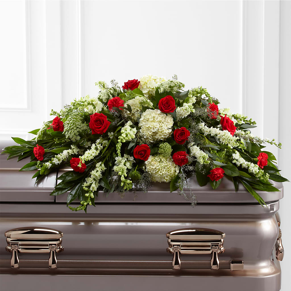 Sincerity Casket Spray – Tda Balloons, Taylors SC