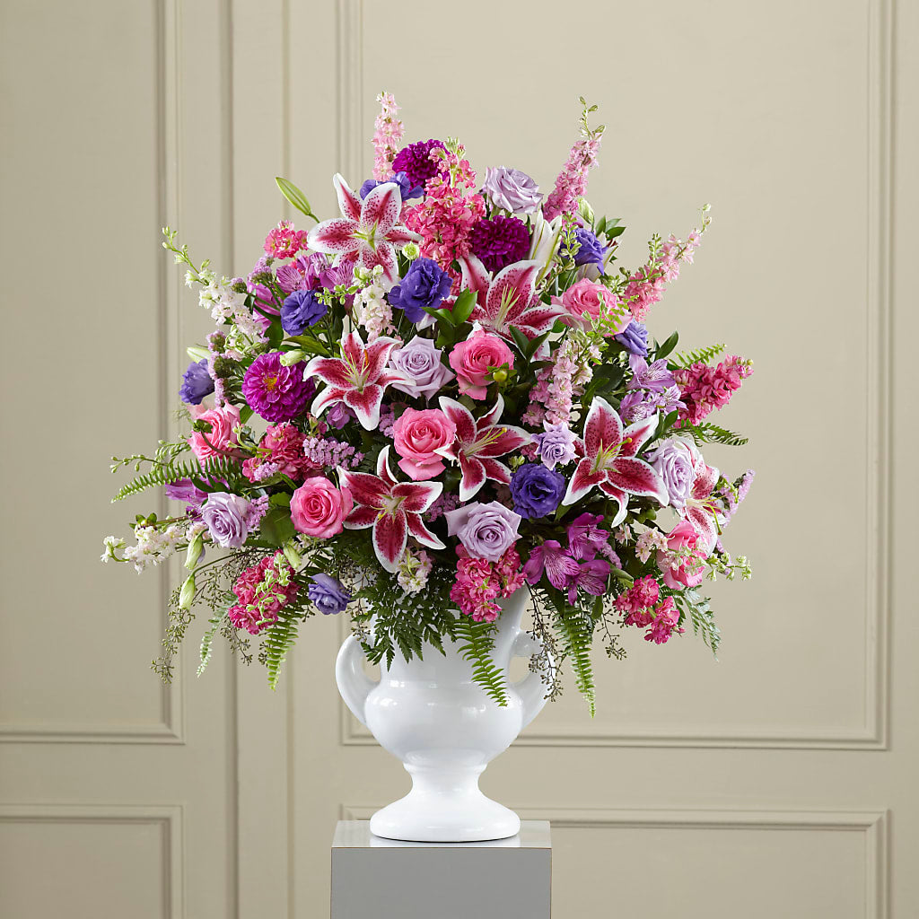 Peaceful Tribute Arrangement – Tda Balloons, Taylors SC