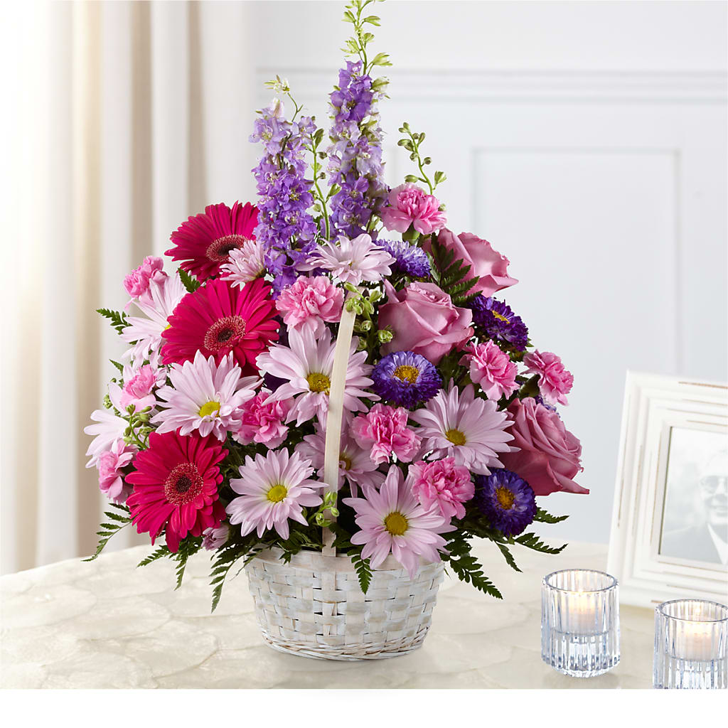 Pastel Peace Basket – Tda Balloons, Taylors SC