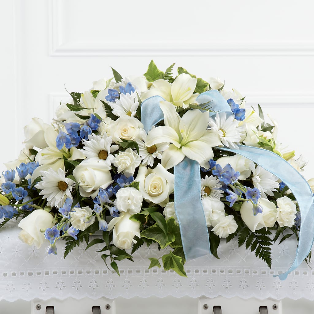 Tender Treasure Casket Spray – Tda Balloons, Taylors SC