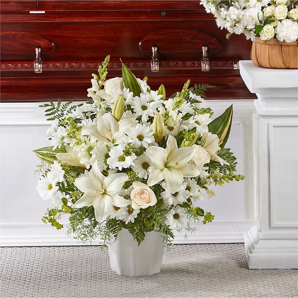Thoughts of Tranquility Floor Basket – Tda Balloons, Taylors SC