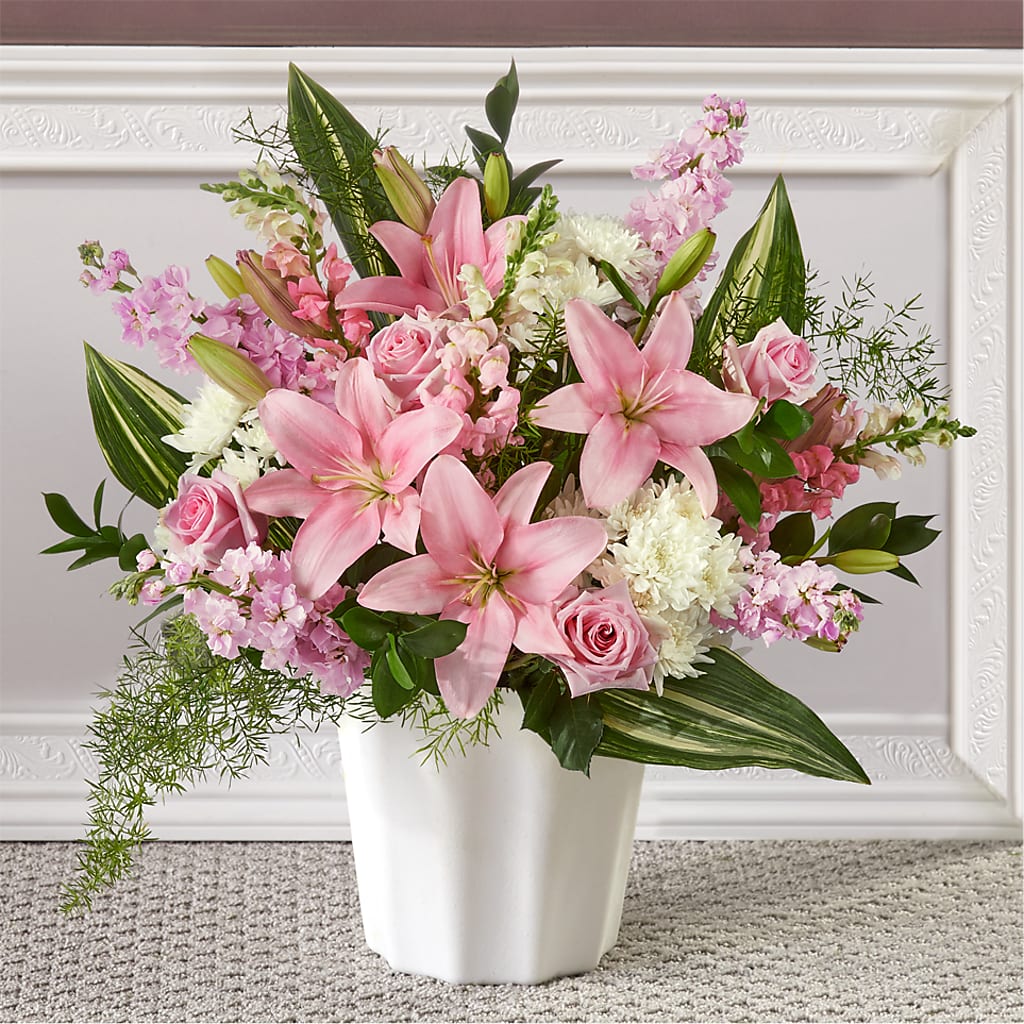 Simply Serene Floor Basket – Tda Balloons, Taylors SC