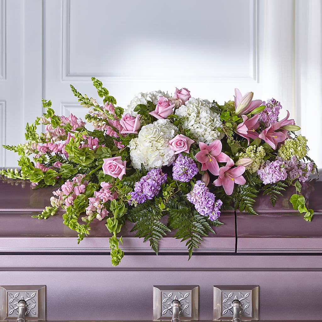 Life's Gratitude Casket Spray – Tda Balloons, Taylors SC