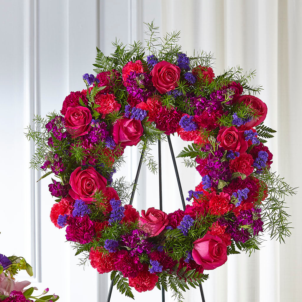 Calming Colors Wreath – Tda Balloons, Taylors SC