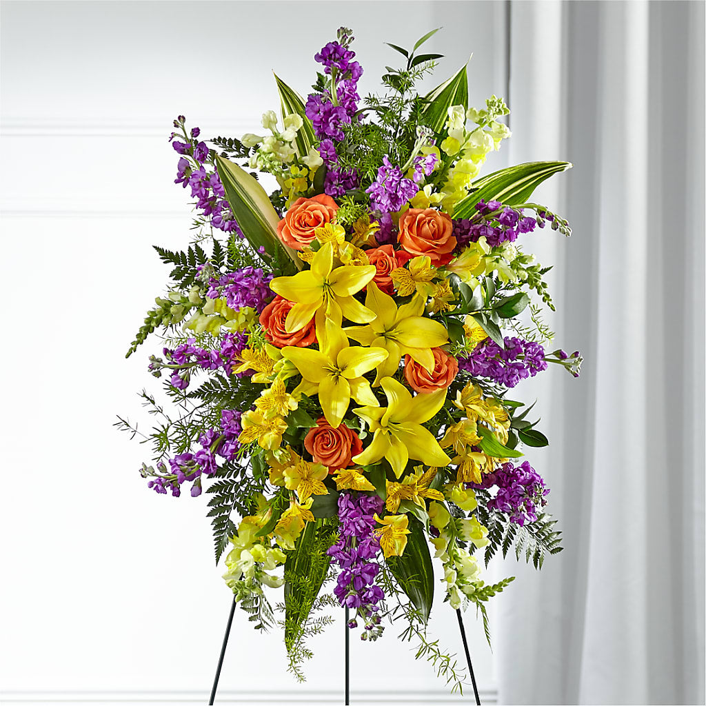 Thoughtful Prayers Standing Spray – Tda Balloons, Taylors SC