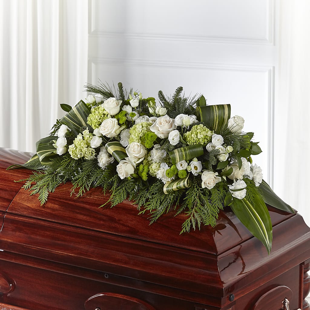 Hopeful Gesture Casket Spray – Tda Balloons, Taylors SC