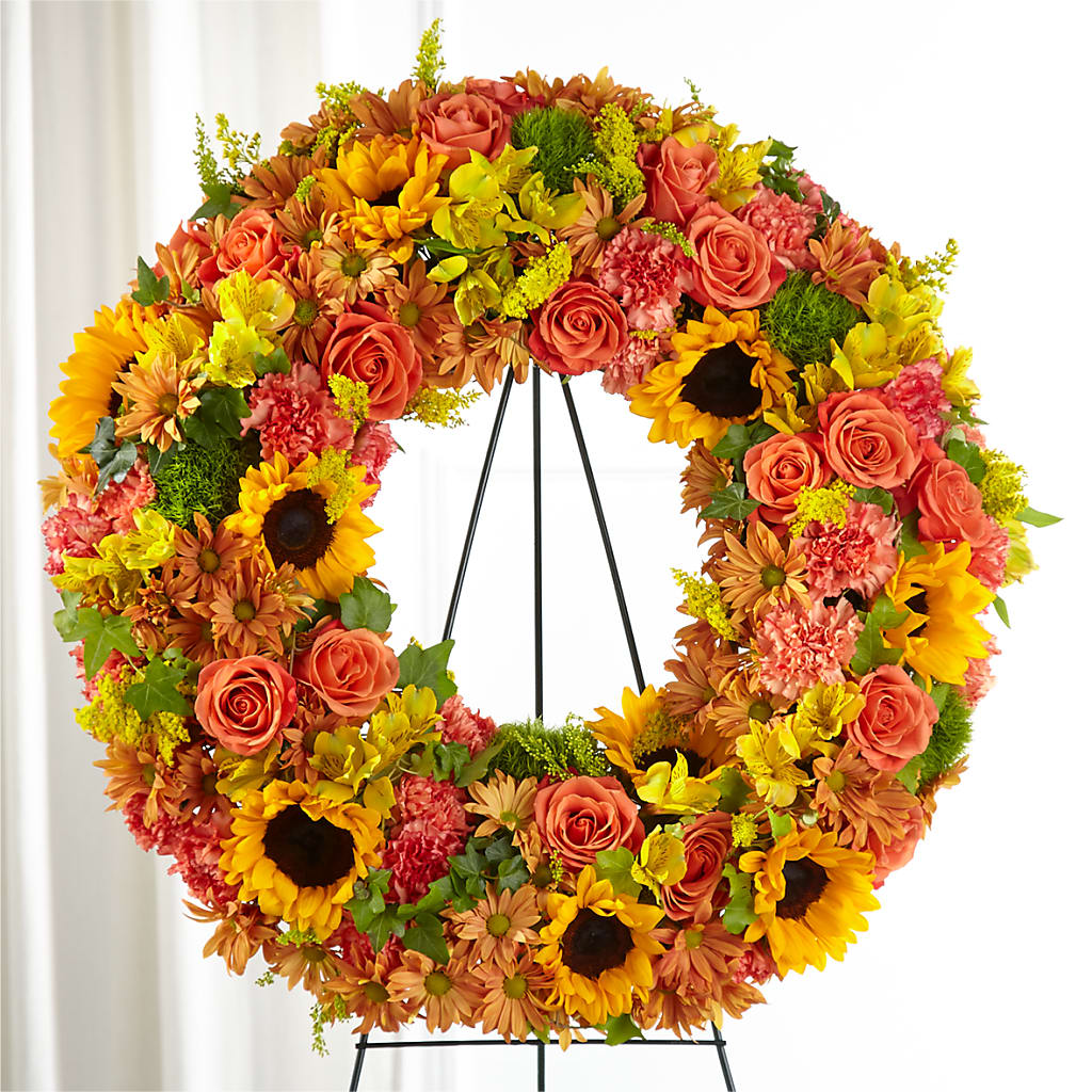 Autumnal Memories Wreath (Standard) – Tda Balloons, Taylors SC