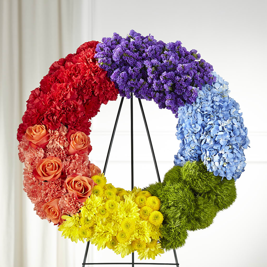 Circle of Love Wreath – Tda Balloons, Taylors SC
