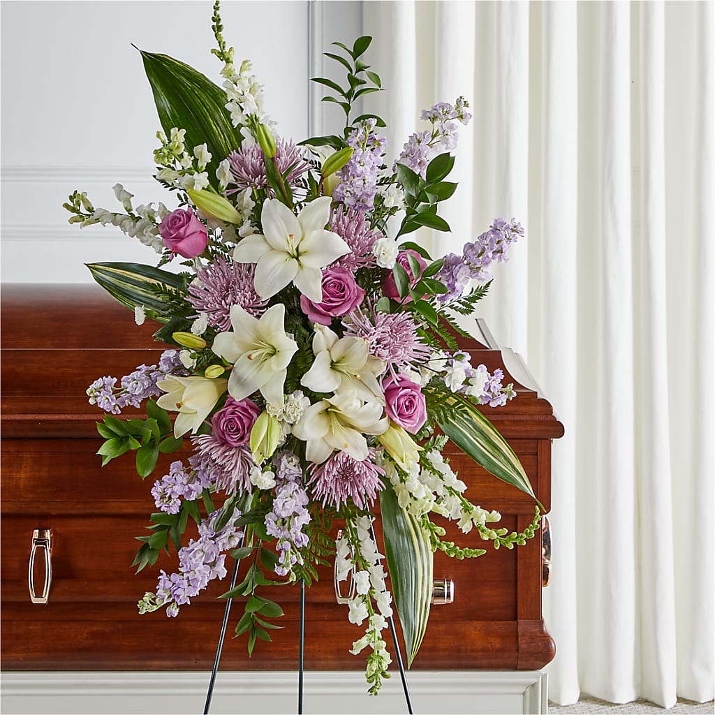 Grateful Hearts Standing Spray – Tda Balloons, Taylors SC