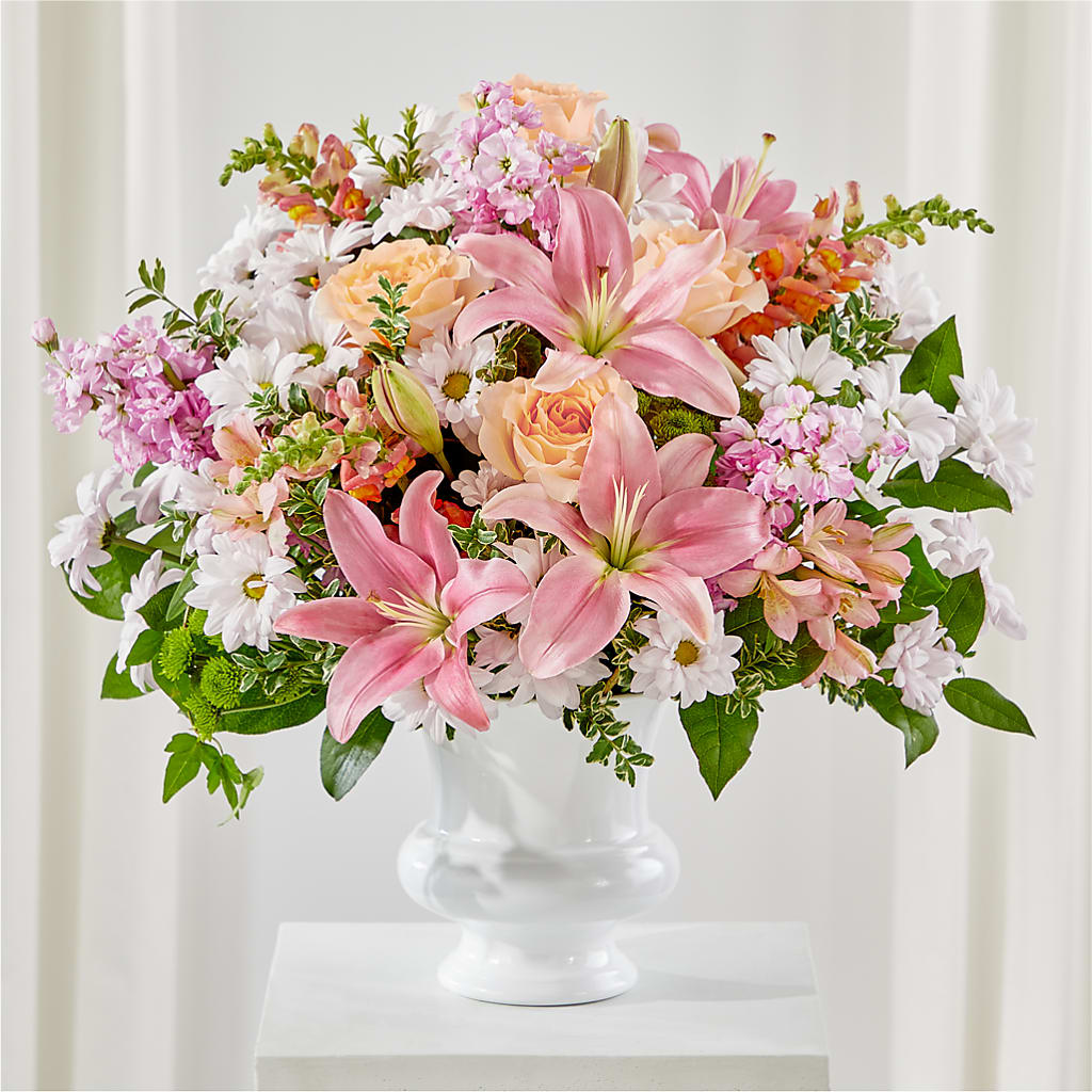 Heartfelt Gesture Urn Arrangement – Tda Balloons, Taylors SC