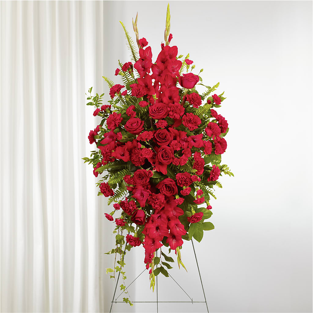 From the Heart Standing Spray – Tda Balloons, Taylors SC