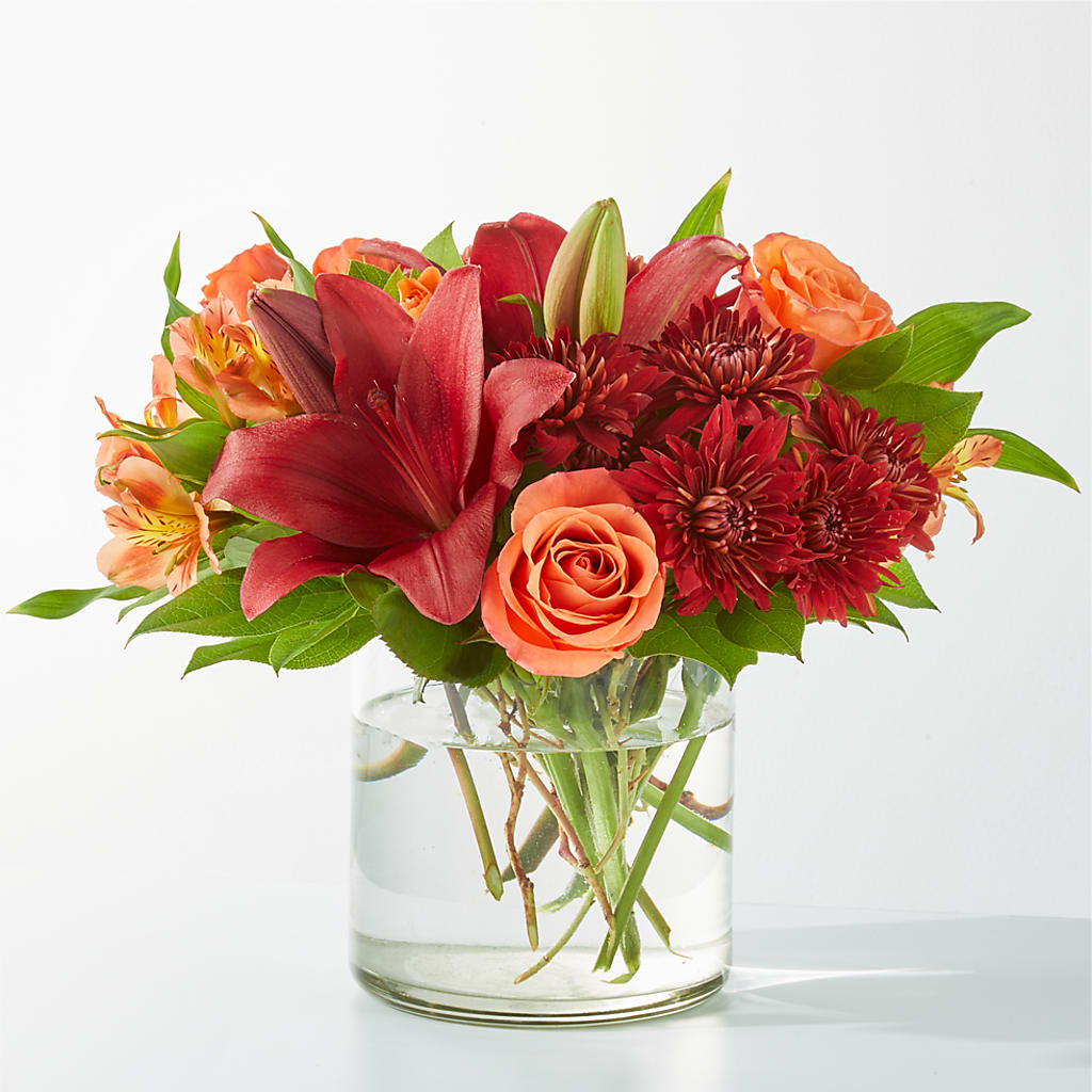 Crimson Leaves Bouquet – Tda Balloons, Taylors SC