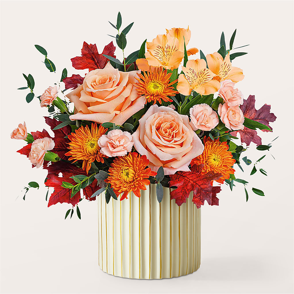 Spiced Latte Bouquet with Ivory Vase – Tda Balloons, Taylors SC