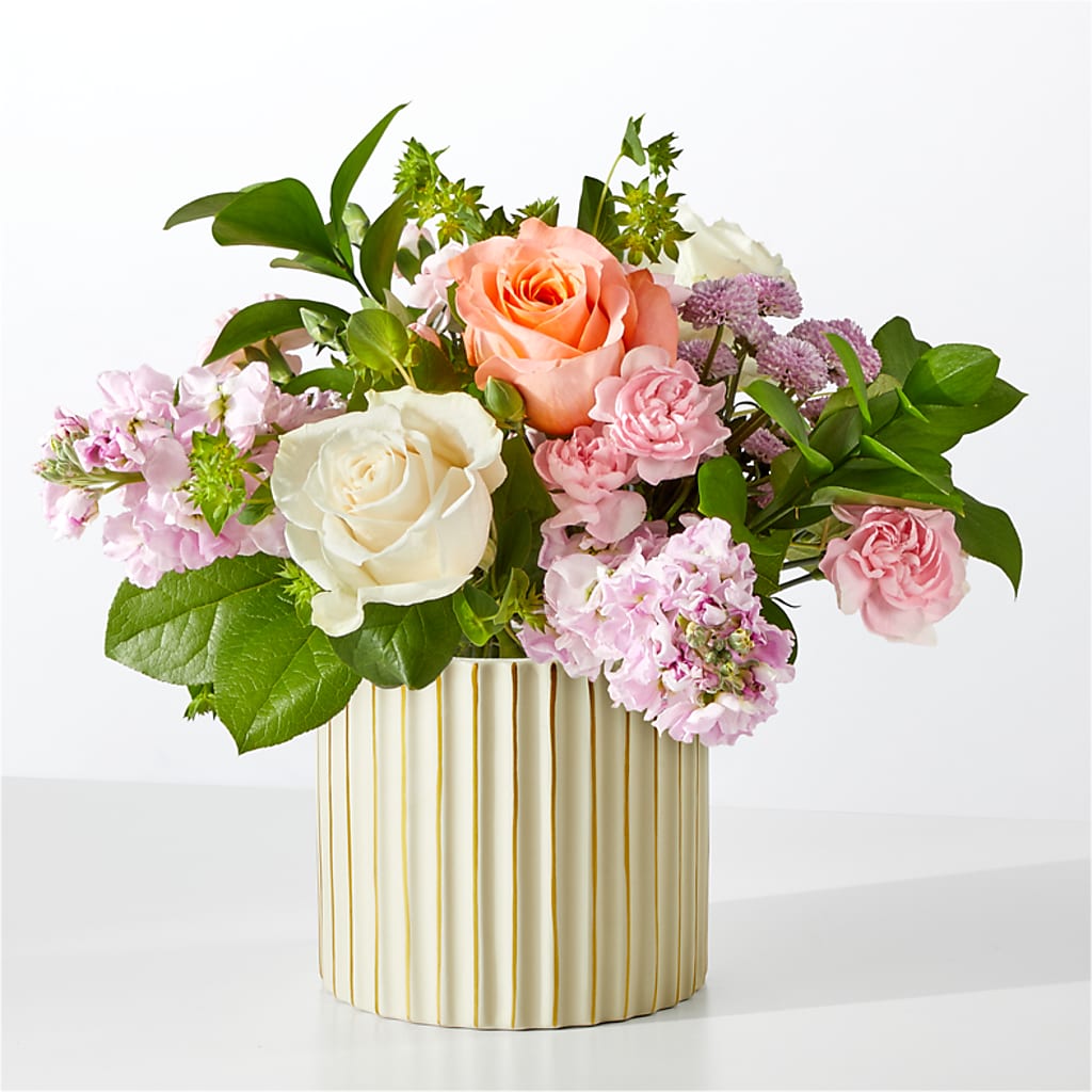 French Market Bouquet with Ivory Vase – Tda Balloons, Taylors SC
