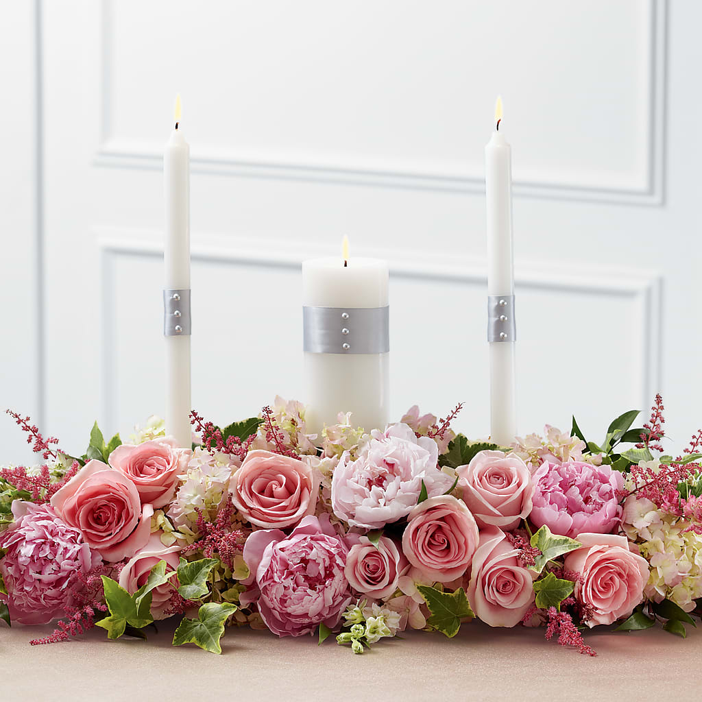 Worldwide Romance Unity Candle Arrangement – Tda Balloons, Taylors SC