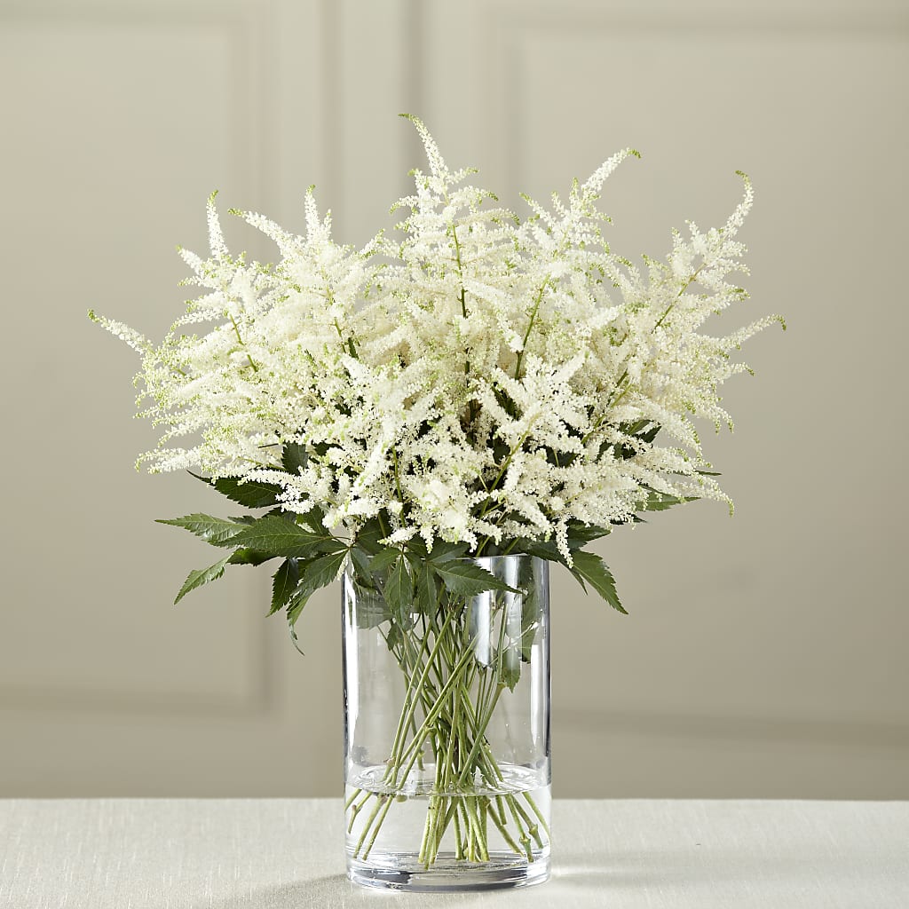 White Astilbe Bouquet – Tda Balloons, Taylors SC
