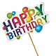 Happy Birthday Pick –  Tda Balloons, Taylors SC