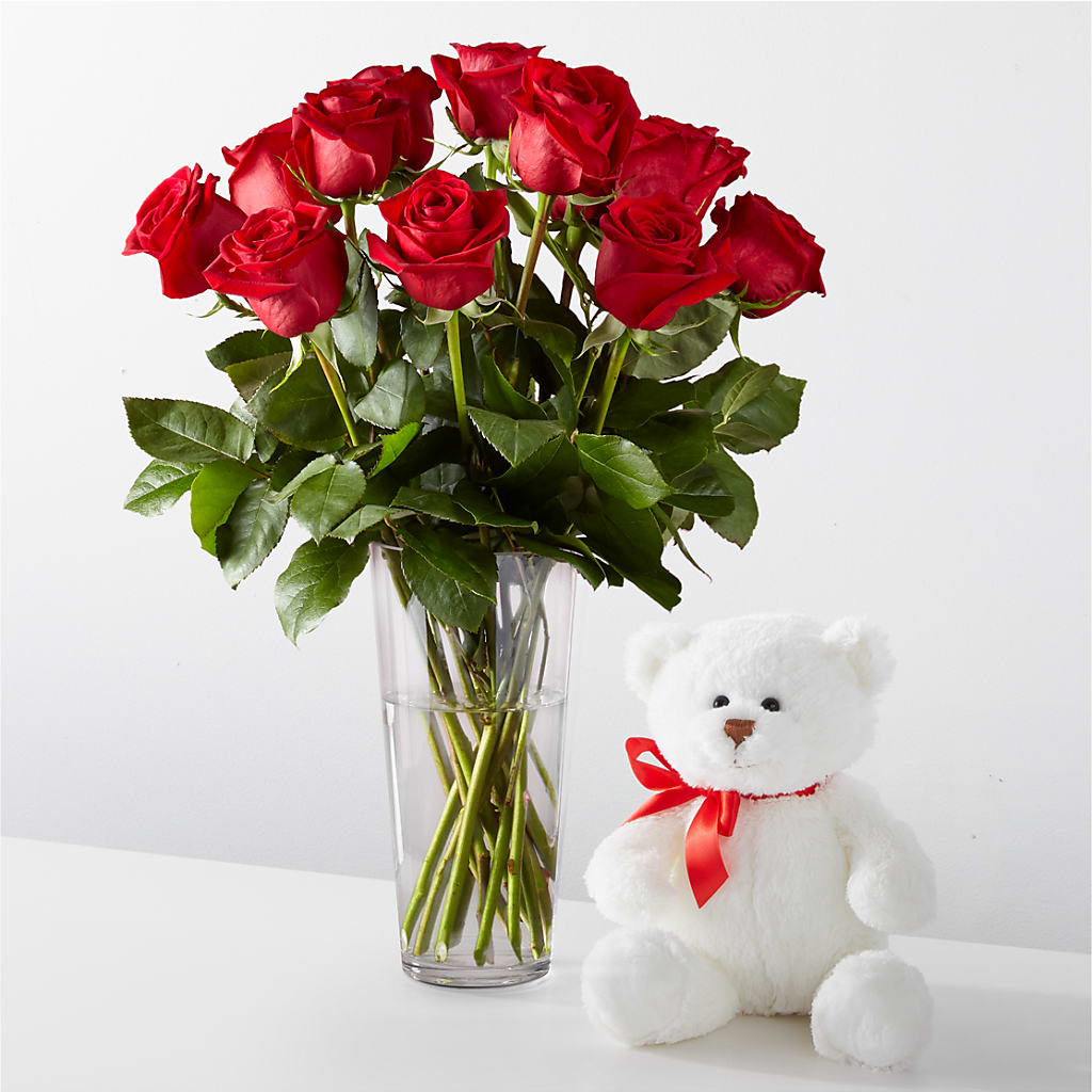 Romantic Long Stem Red Rose Bouquet Bundles –  Tda Balloons, Taylors SC