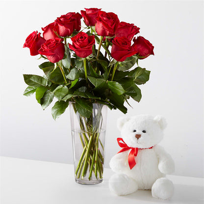 Romantic Long Stem Red Rose Bouquet Bundles –  Tda Balloons, Taylors SC