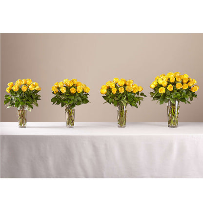 Long Stem Yellow Rose Bouquet –  Tda Balloons, Taylors SC