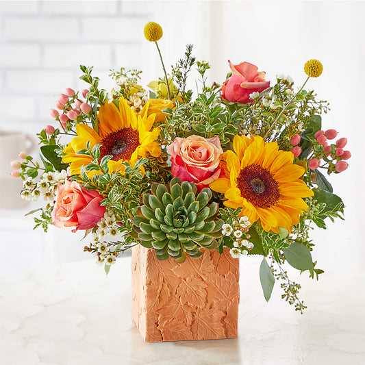 Sunflower Season Bouquet –  Tda Balloons, Taylors SC