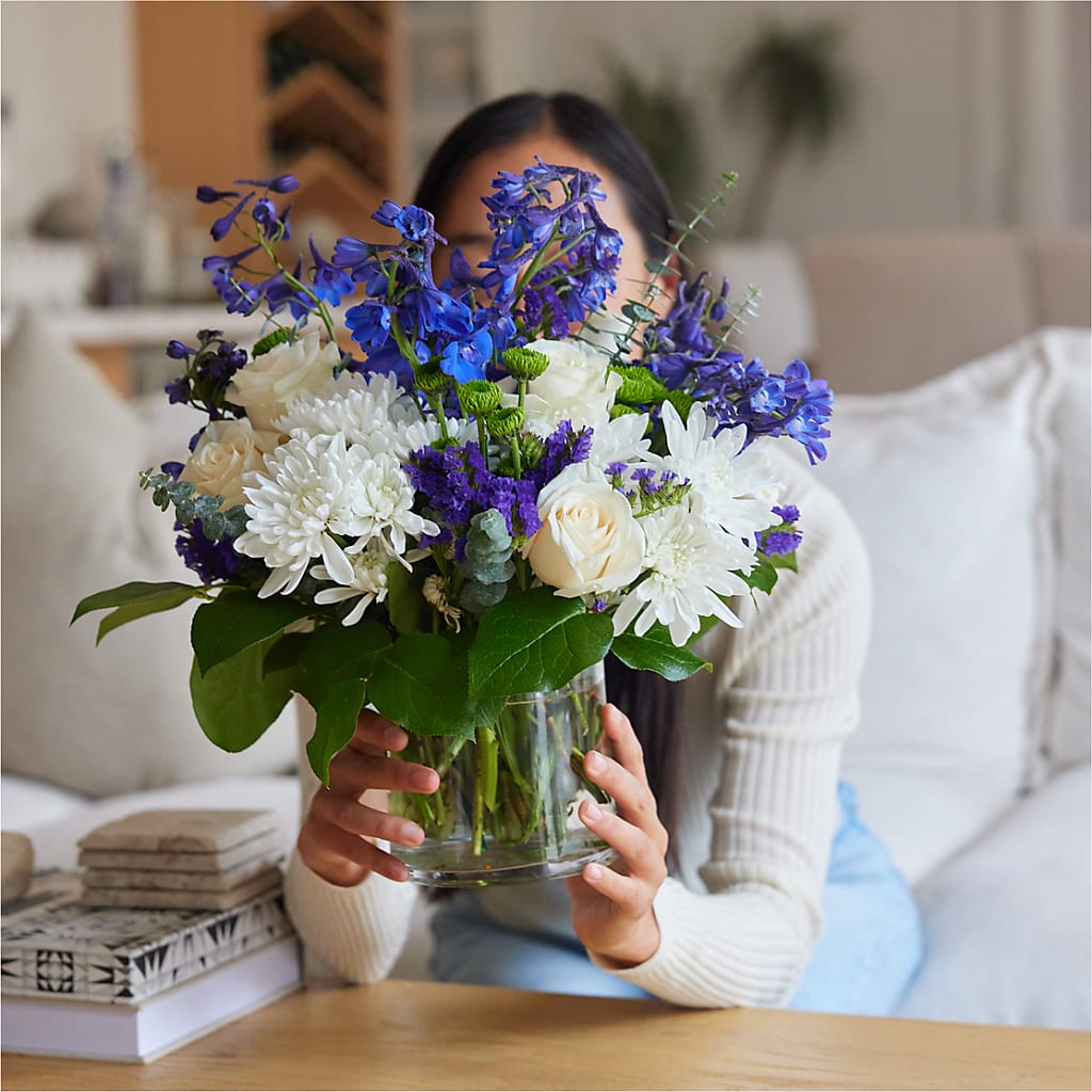 Cerulean Waves Bouquet –  Tda Balloons, Taylors SC