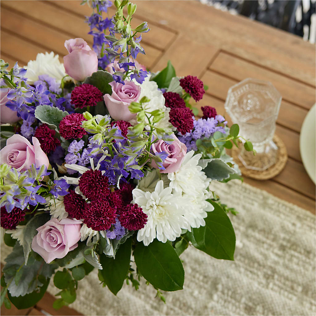Violet Frost Bouquet –  Tda Balloons, Taylors SC