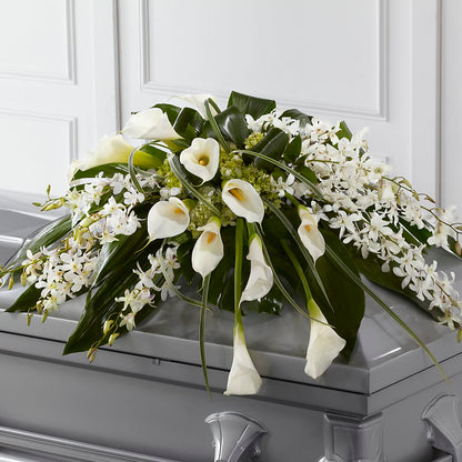 Angel Wings Casket Spray –  Tda Balloons, Taylors SC