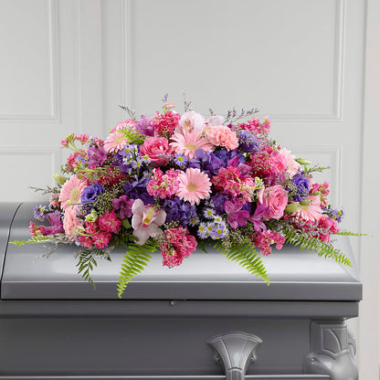 Glorious Garden Casket Spray –  Tda Balloons, Taylors SC