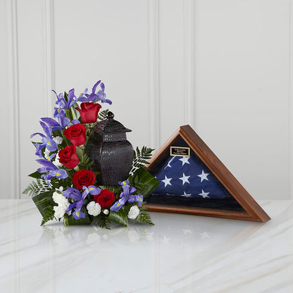Patriotic Tribute Arrangement –  Tda Balloons, Taylors SC