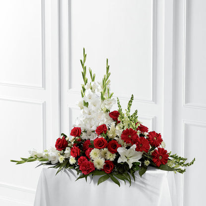 Crimson & White Arrangement –  Tda Balloons, Taylors SC