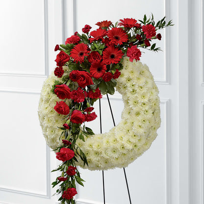 Graceful Tribute Wreath –  Tda Balloons, Taylors SC