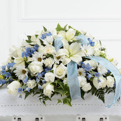 Tender Treasure Casket Spray –  Tda Balloons, Taylors SC