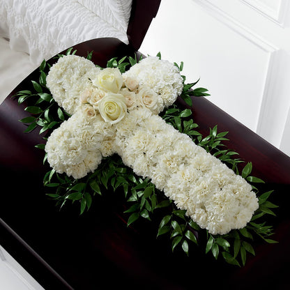 Peaceful Memories Casket Spray (Standard) –  Tda Balloons, Taylors SC