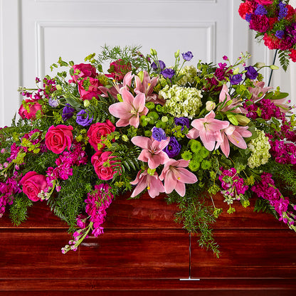 Radiant Tribute Casket Spray –  Tda Balloons, Taylors SC