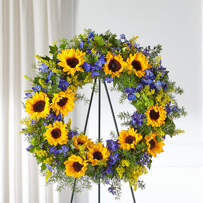 Bright Rays Wreath –  Tda Balloons, Taylors SC