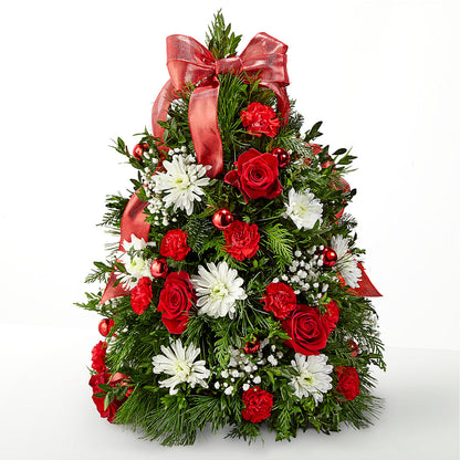 Decora un árbol de Navidad alegre
