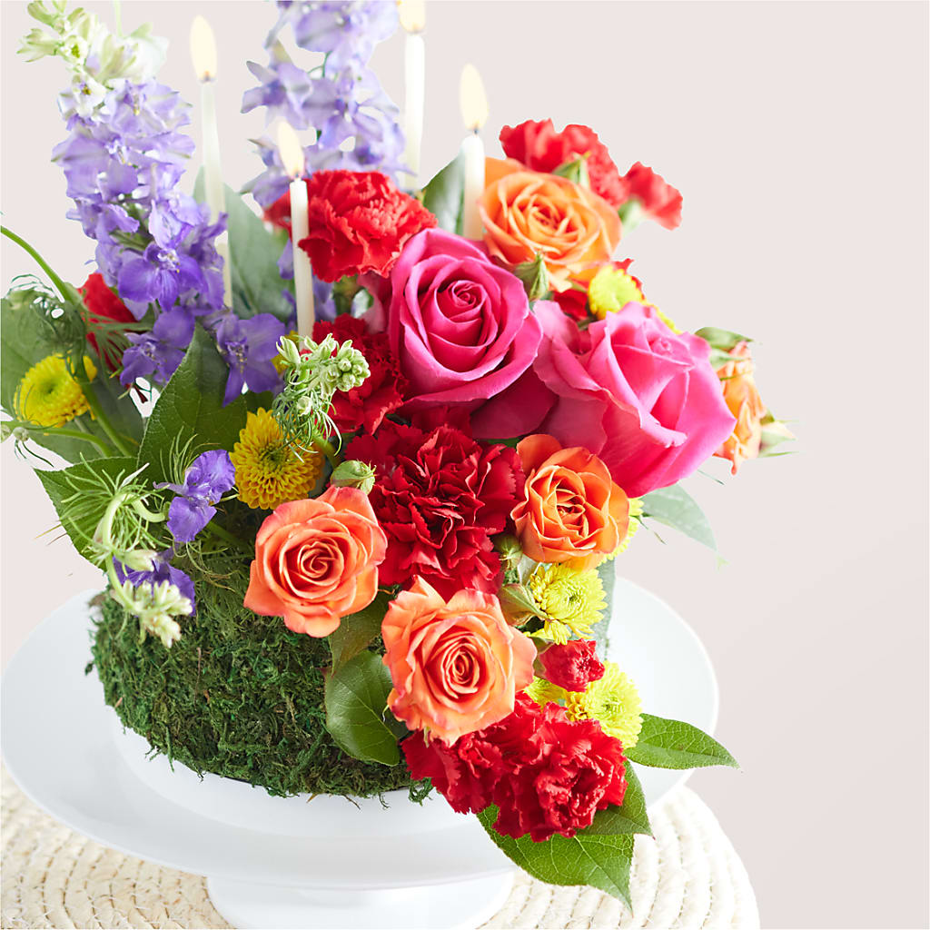 Best Year Yet Floral Cake –  Tda Balloons, Taylors SC