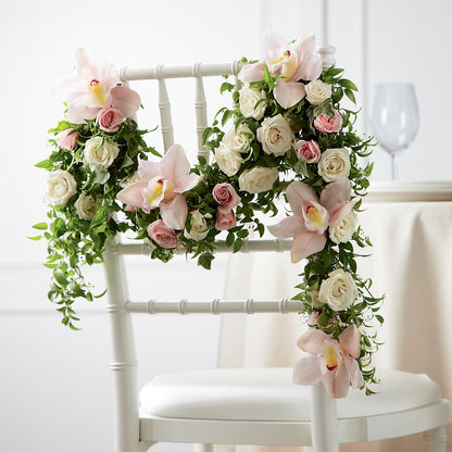 Orchid Rose Chair Décor –  Tda Balloons, Taylors SC