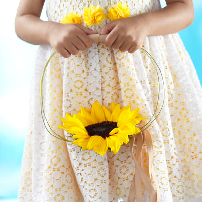 Sweet Sunshine Flower Girl Bouquet –  Tda Balloons, Taylors SC