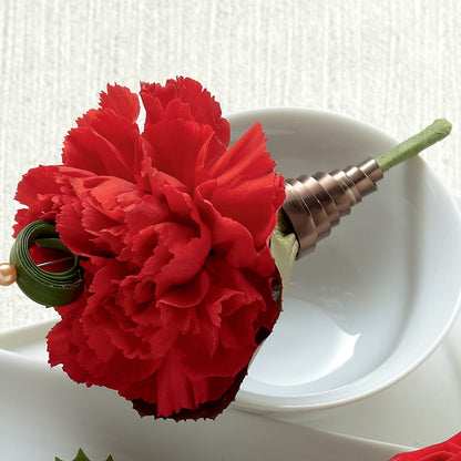 Red Carnation Boutonniere –  Tda Balloons, Taylors SC
